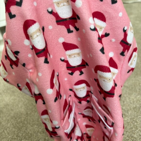 Dog Holiday  Pjs Pink Santa Size M NWT - Picture 3 of 10